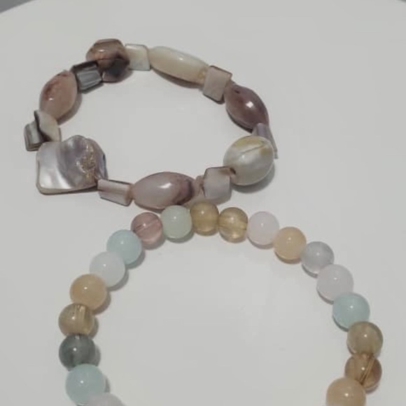 Mixed Ancient, Agate Beaded Bracelet🌴 - Picture 4 of 6